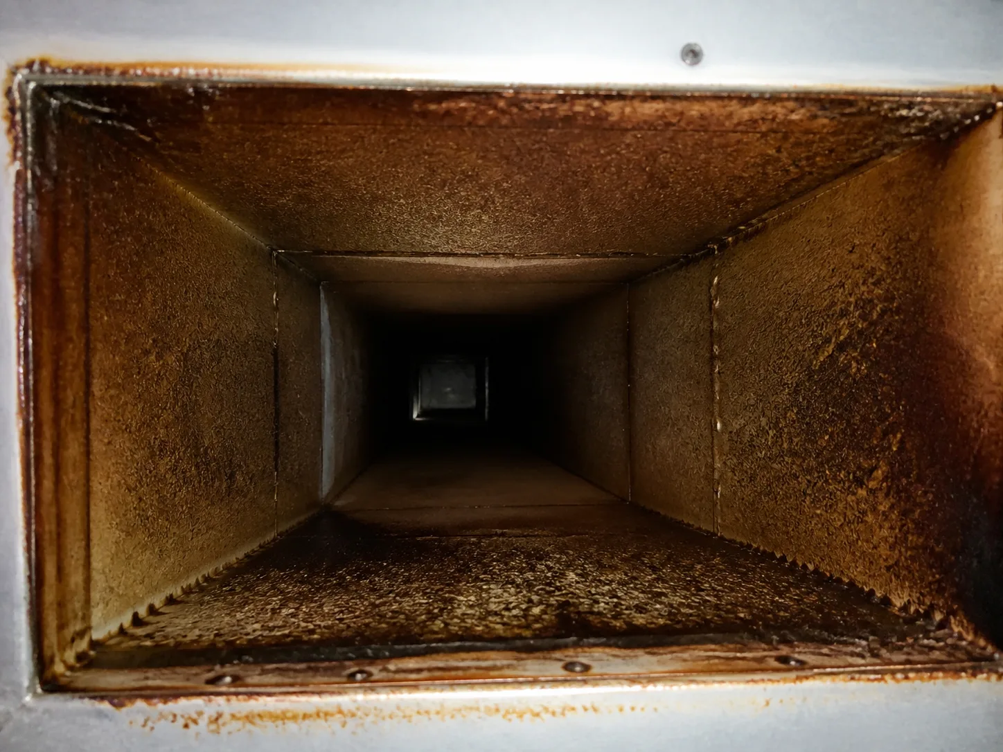 Before illustrative duct photo